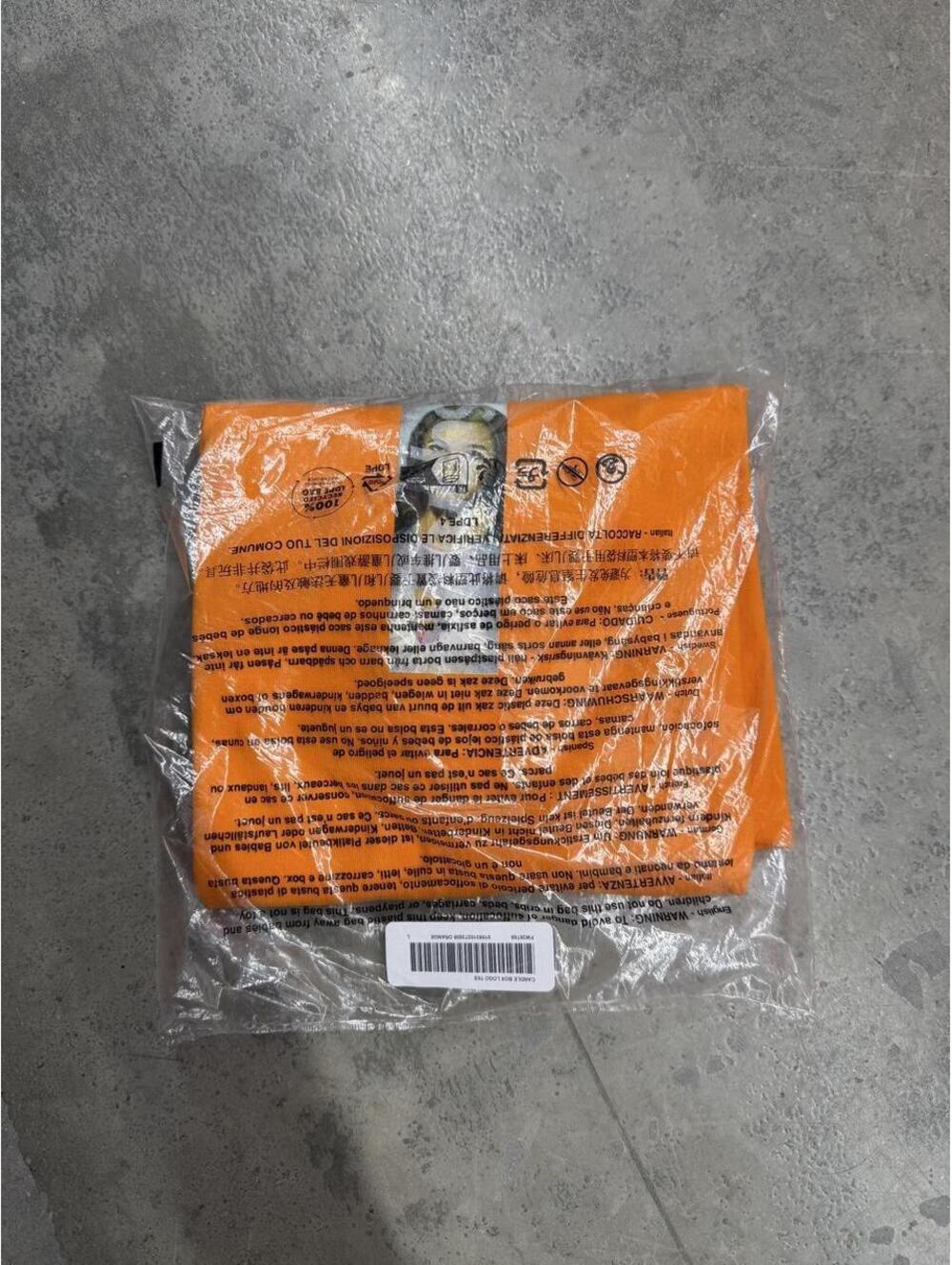 BRAND NEW DEADSTOCK supreme candle box logo jesus god orange shirt size large